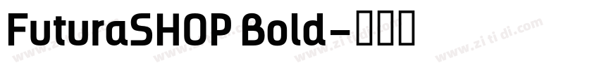 FuturaSHOP Bold字体转换